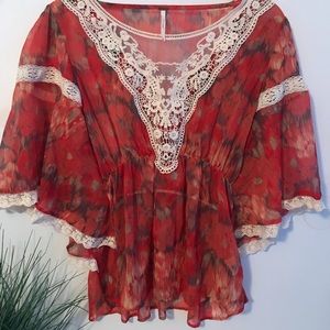 Flowy sheer free people too